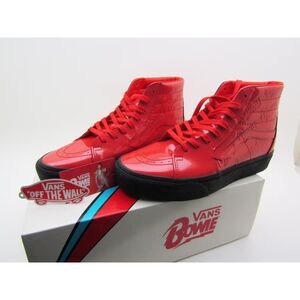 DAVID BOWIE VANS. sz 7 in mens and 8.5 in women. Limited edition collab